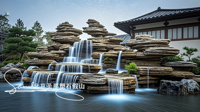 假山魚池