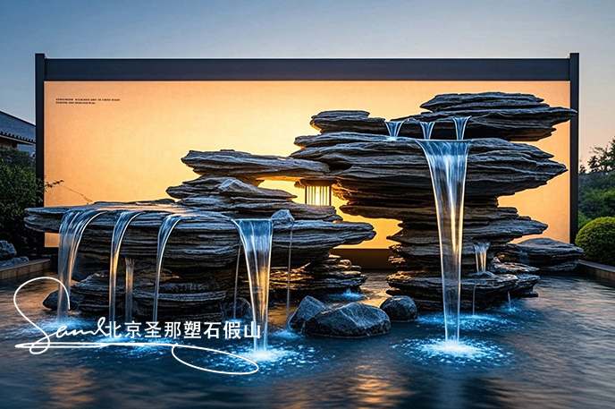假山水池