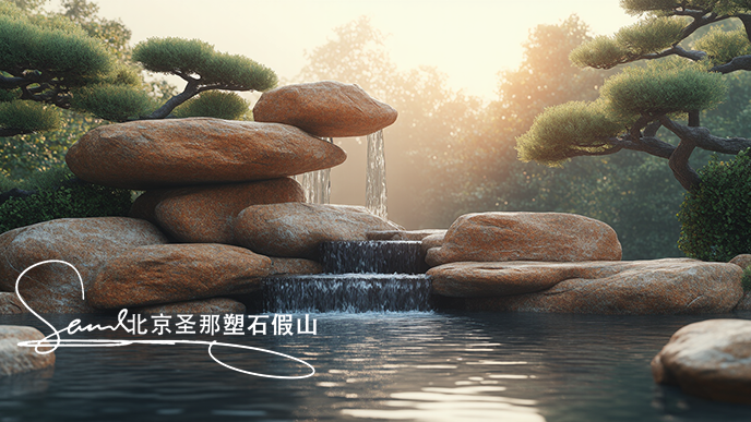 假山魚池