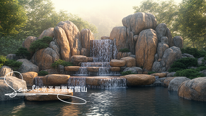 假山魚池