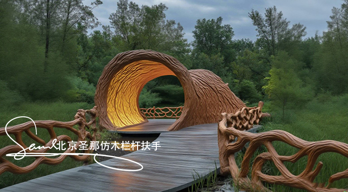 jimeng-2025-06-25-5015-正在施工制作的旅游區(qū)樓梯室外安全圍欄設(shè)計(jì)制作過(guò)程，美工正在施工制作，先用鋼筋焊接....jpeg
